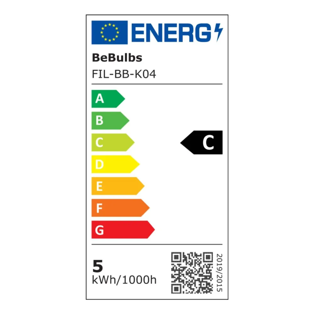 Lâmpada LED Sofia G125 4,8W 806Lm E27 2700K Dimerizável - Creme