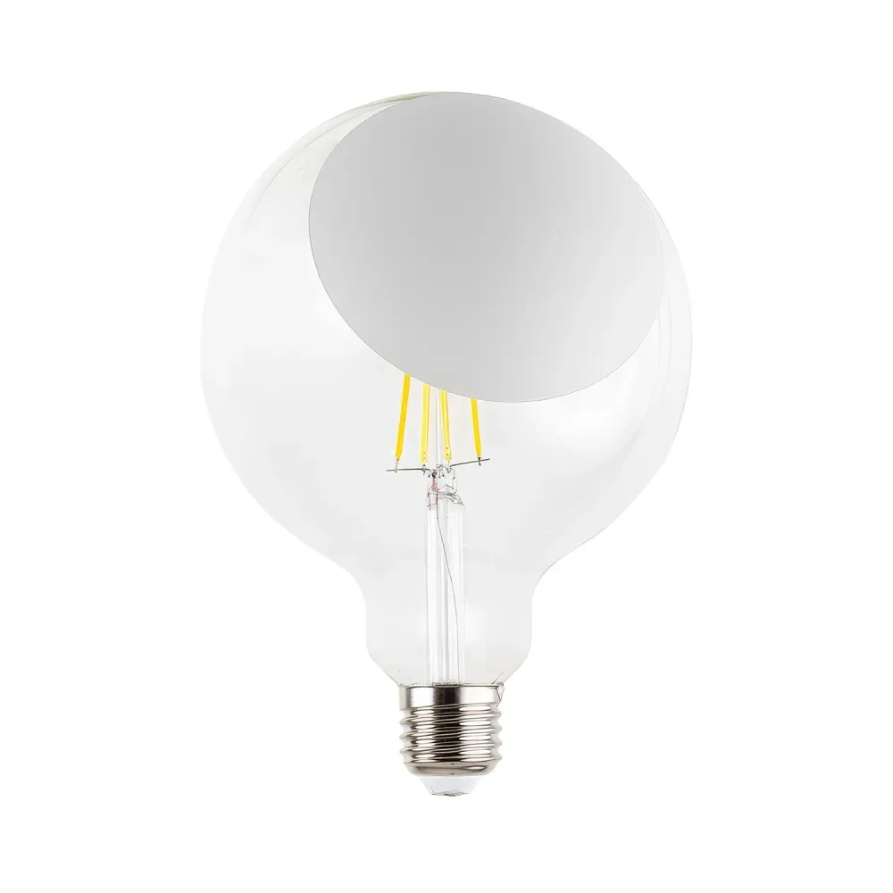 Lâmpada LED Sofia G125 4,8W 806Lm E27 2700K Dimerizável - Branco