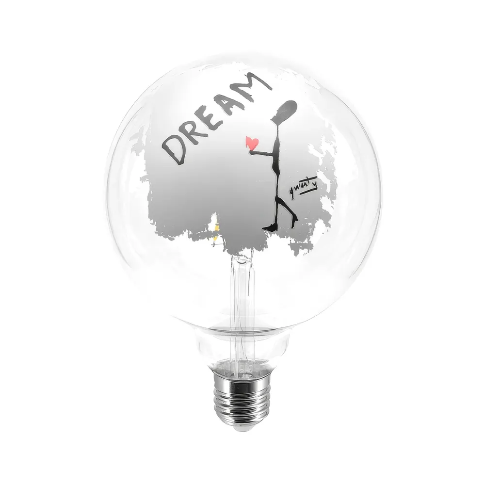 Lâmpada LED Tattoo Dream G125 4,5W 470Lm E27 2700K Dimerizável