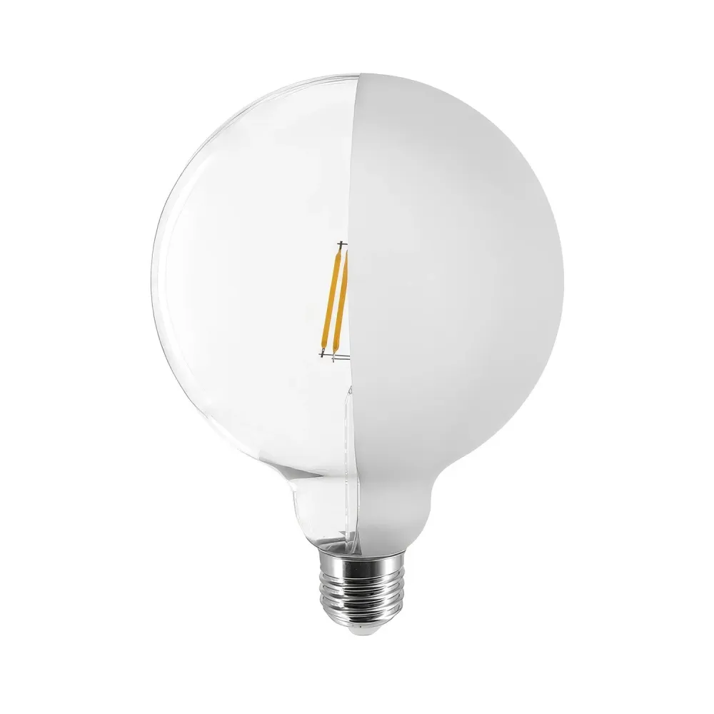 Lâmpada LED Tattoo Half G125 4,5W 470Lm E27 2700K Dimerizável
