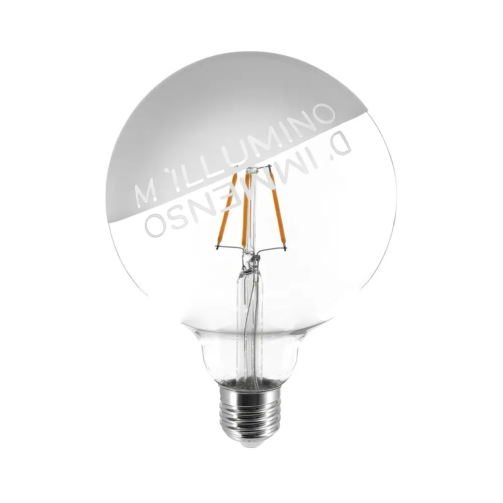 Lâmpada LED Tattoo "M'Illumino D'Immenso" G125 4,5W 470Lm E27 2700K Dimerizável
