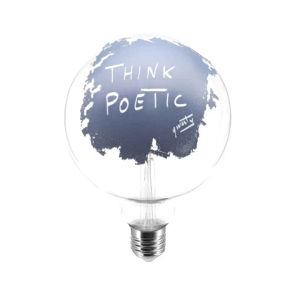 Lâmpada LED Tattoo Think Poetic G125 4,5W 470Lm E27 2700K Regulável