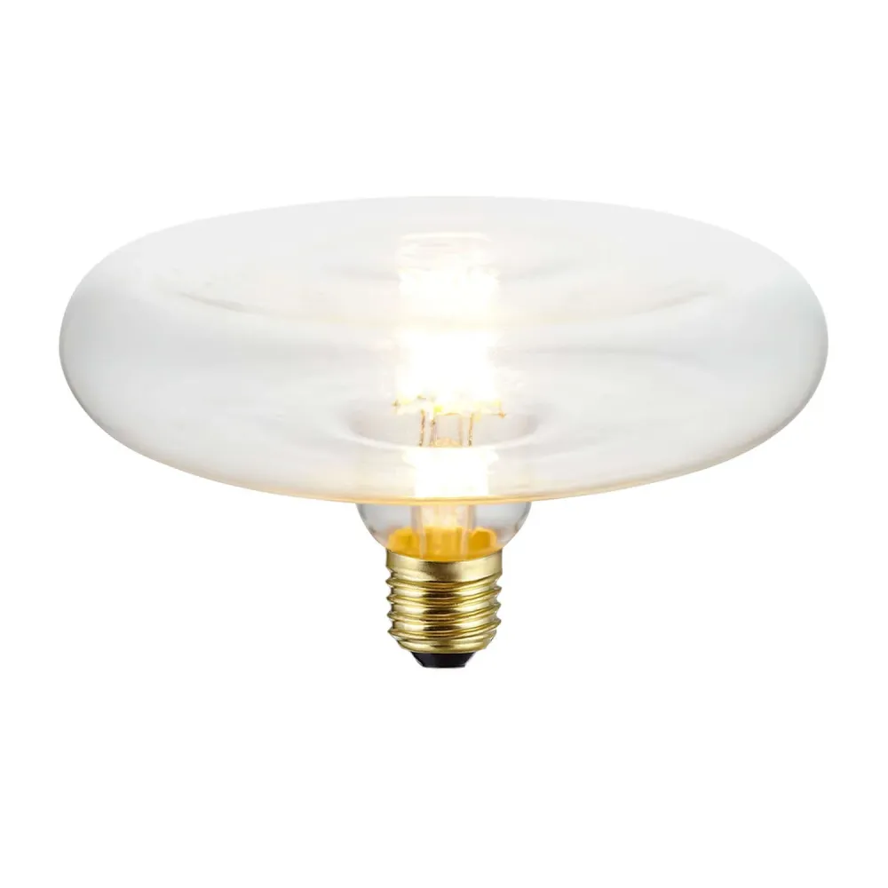 Lâmpada LED Transparente DASH D170 filamento twisted 6W 610Lm E27 2700K Regulável