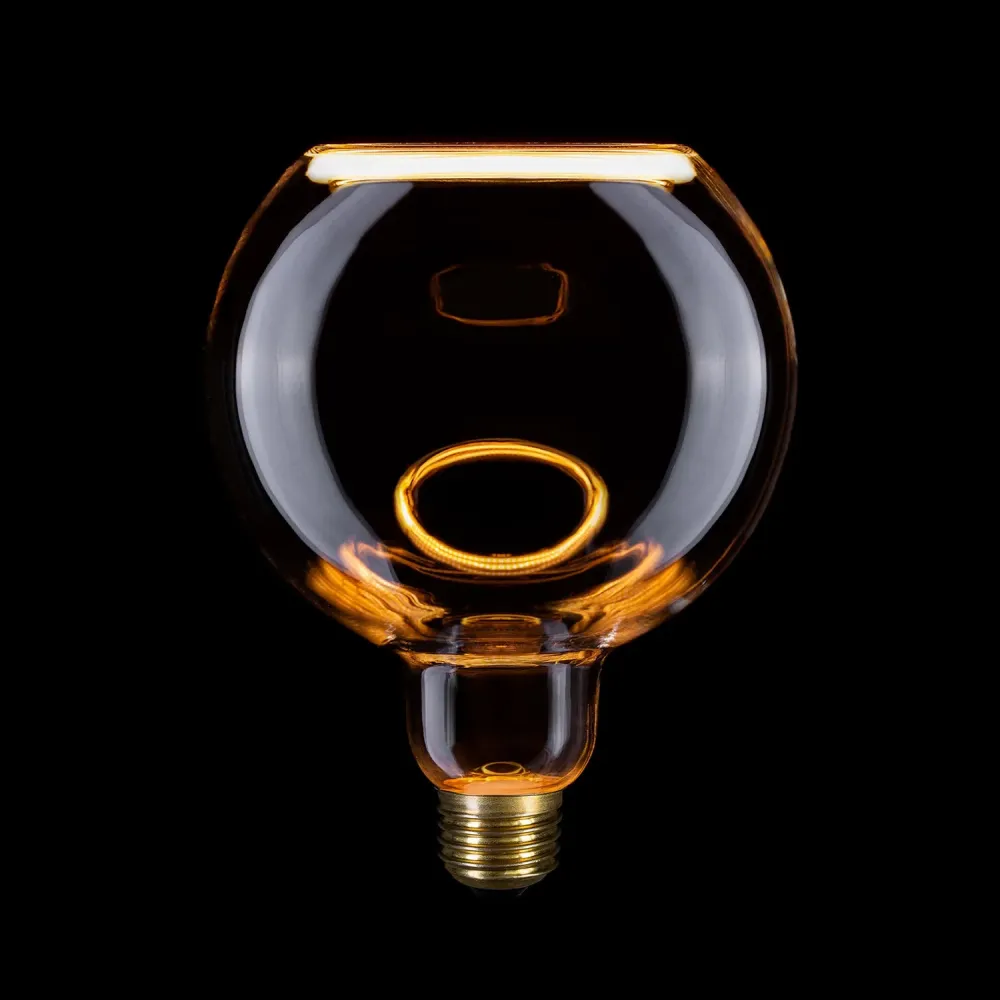 Lâmpada LED Transparente Ghost Line CRI 90 G40 4W 300Lm E26 120V 2200K Regulável - G05