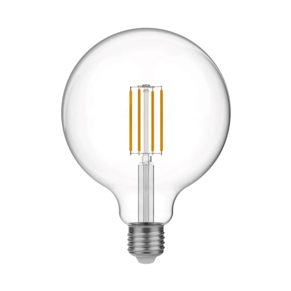 Lâmpada LED Transparente Globo G125 7W 806Lm E27 2700K Regulável - T04