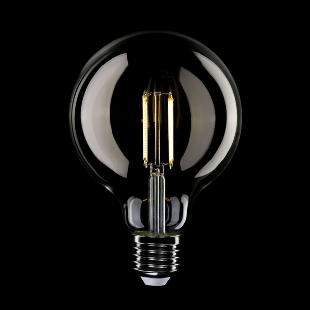 Lâmpada LED Transparente Globo G125 7W 806Lm E27 2700K Regulável - T04