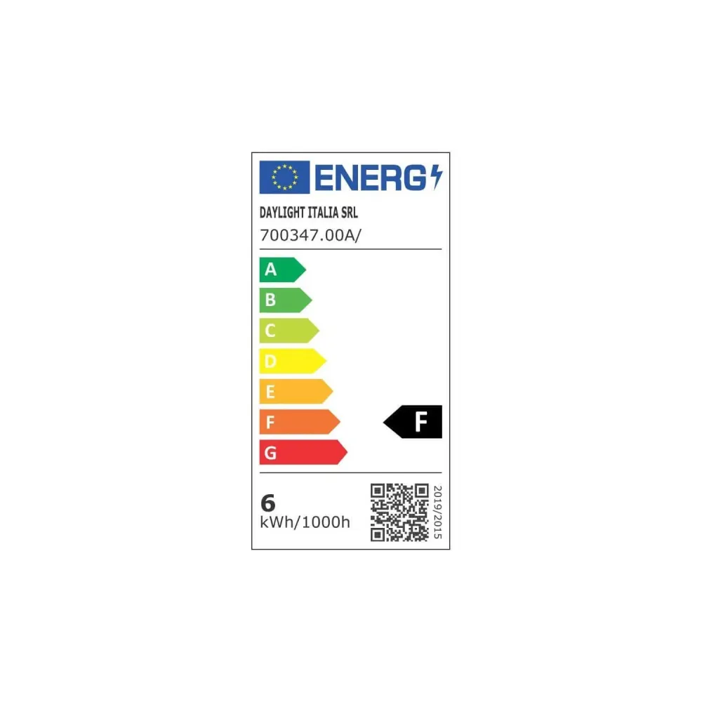Lâmpada LED White Frosted DASH D170 filamento twisted 6W 570Lm E27 2700K Regulável
