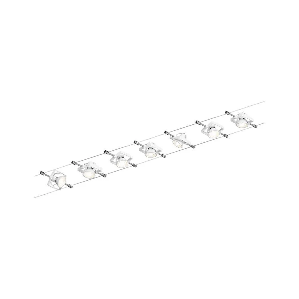 Sistema de cabos Conjunto completo Tech com 7 pontos brancos
