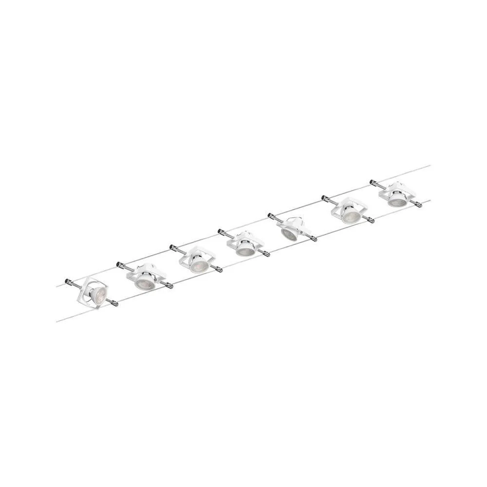 Sistema de cabos Conjunto completo Tech com 7 pontos brancos