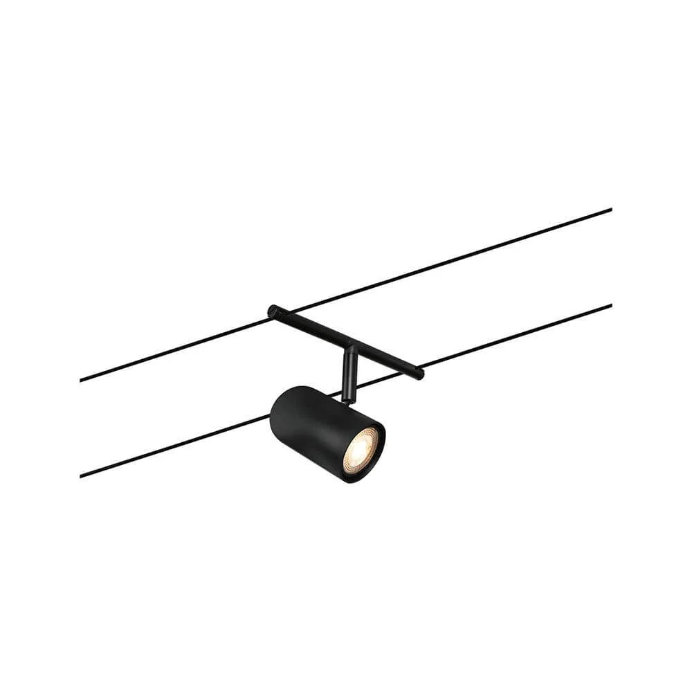 Sistema de cabos CorDuo Conjunto básico Cup preto mate, cromado