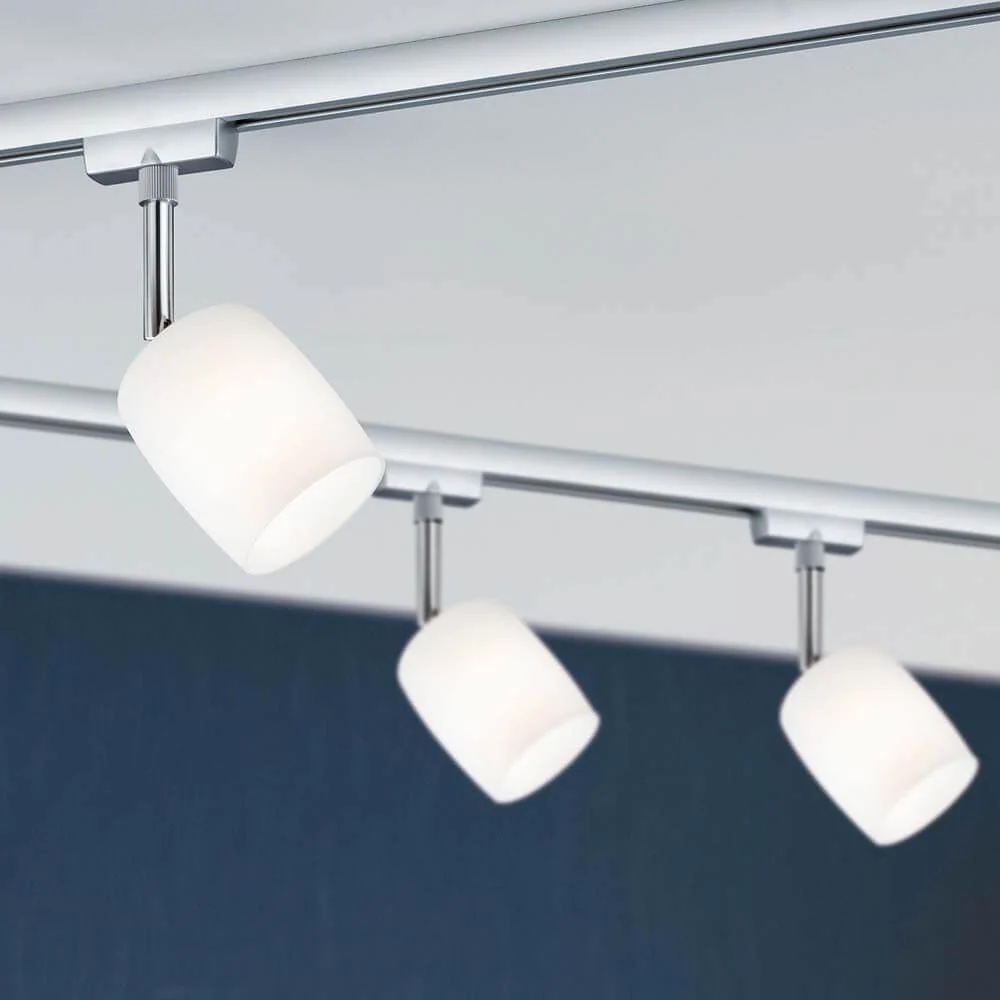 Sistema Rail de Urail Blossom 4-Flame Chrome, Cetim
