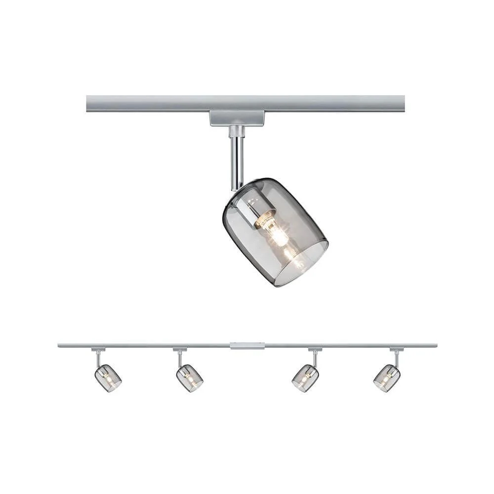 Sistema Rail de Urail Conjunto de Blossom 4-Flome Chrome, fumaç