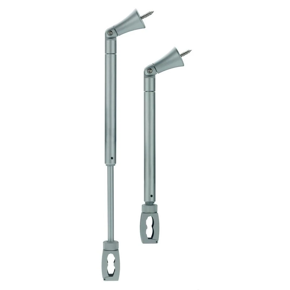Suporte de teto flexível para tetos inclinados para easytec II prateado cinza