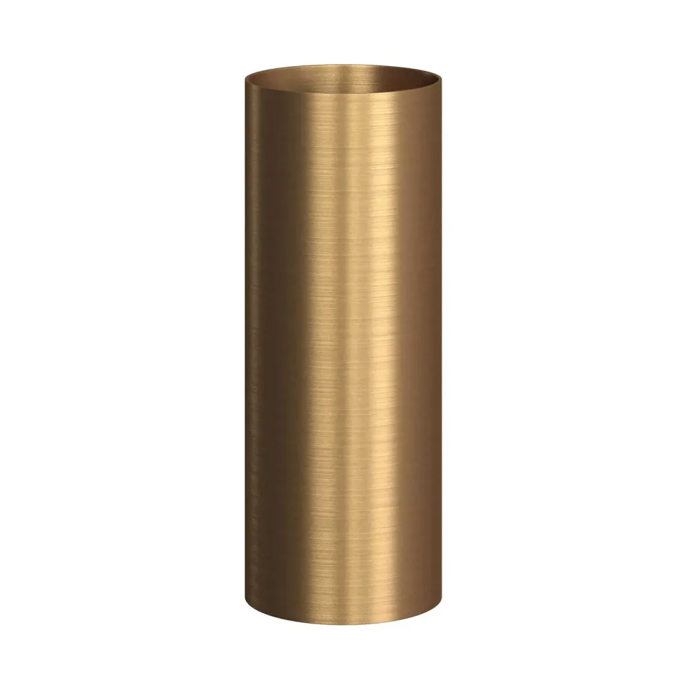 Tub-E12, tubo spot com soquete E12 de dupla presilha – Bronze escovado