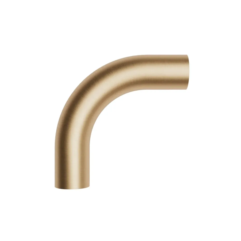 Tubo curvo de extensão 5 cm em metal - Bronze acetinado