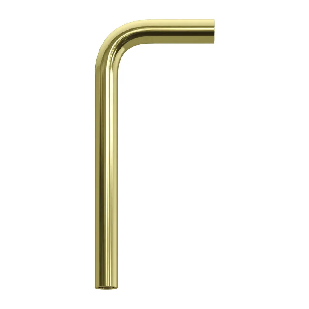 Tubo curvo de extensão 14 cm em metal - Latão