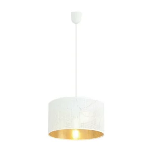 Candeeiro Suspenso Aston, Branco, 35x100x35 cm, EPIKASA