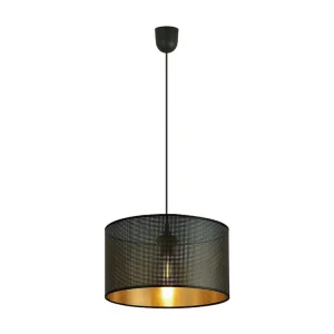 Candeeiro Suspenso Aston, Preto, 35x100x35 cm, EPIKASA