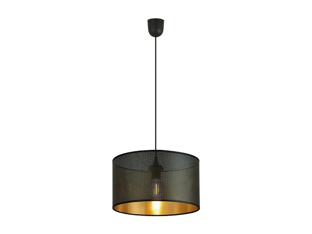 Candeeiro Suspenso Aston, Preto, 35x100x35 cm, EPIKASA