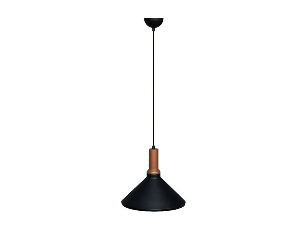 Candeeiro Suspenso Firenze, Preto, Cobre, 32 x 32 x 80 cm, EPIKASA