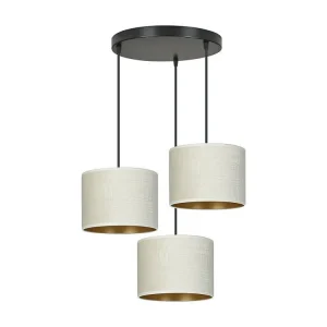 Candeeiro Suspenso Hilde, Branco, 42x100x50 cm, EPIKASA