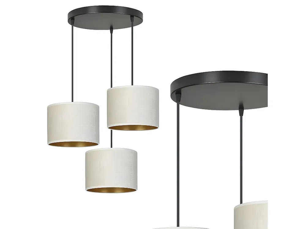 Candeeiro Suspenso Hilde, Branco, 42x100x50 cm, EPIKASA