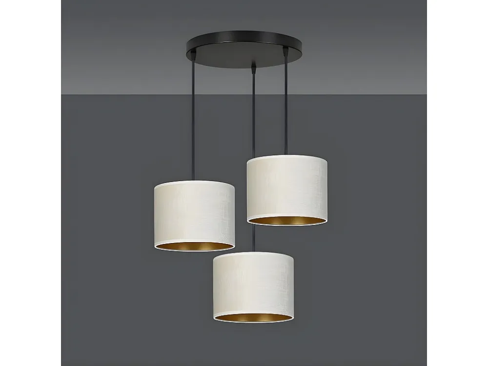 Candeeiro Suspenso Hilde, Branco, 42x100x50 cm, EPIKASA