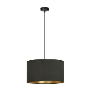 Candeeiro Suspenso Hilde, Preto, 35x100x35 cm, EPIKASA