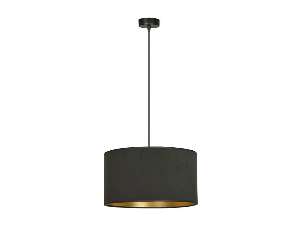 Candeeiro Suspenso Hilde, Preto, 35x100x35 cm, EPIKASA