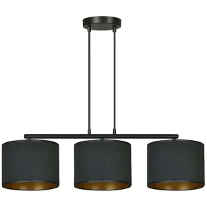 Candeeiro Suspenso Hilde, Preto, 72x100x18 cm, EPIKASA