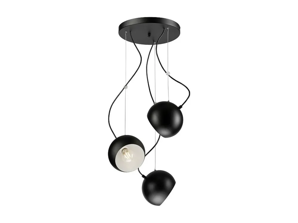 Candeeiro Suspenso Inez, Preto, 86x44x44 cm, EPIKASA