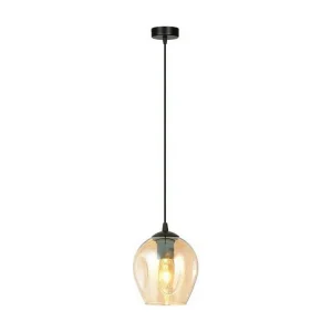 Candeeiro Suspenso Istar, Âmbar, 14x100x14 cm, EPIKASA