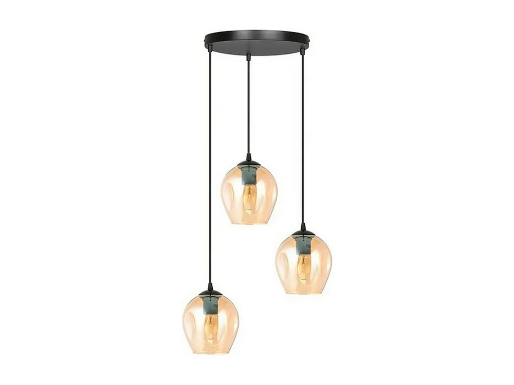 Candeeiro Suspenso Istar, Âmbar, 40x100x40 cm, EPIKASA