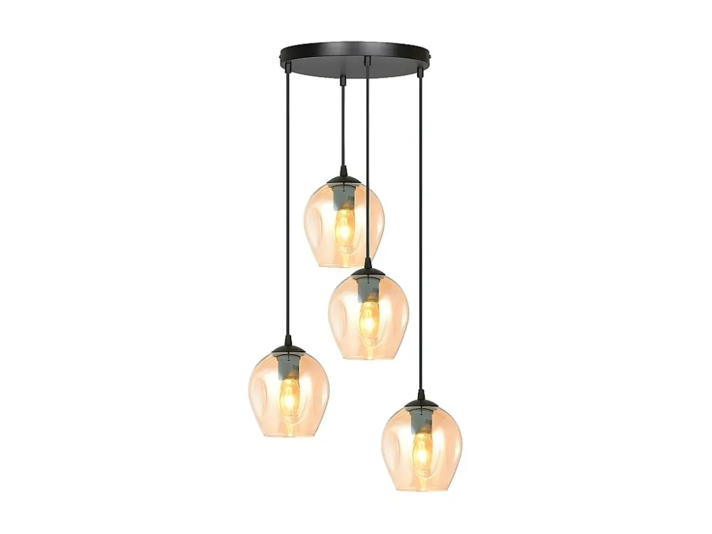 Candeeiro Suspenso Istar, Âmbar, 40x100x40 cm, EPIKASA
