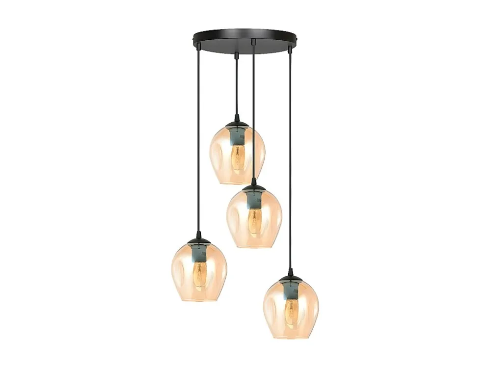Candeeiro Suspenso Istar, Âmbar, 40x100x40 cm, EPIKASA