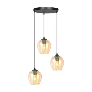 Candeeiro Suspenso Istar, Âmbar, 40x100x40 cm, EPIKASA