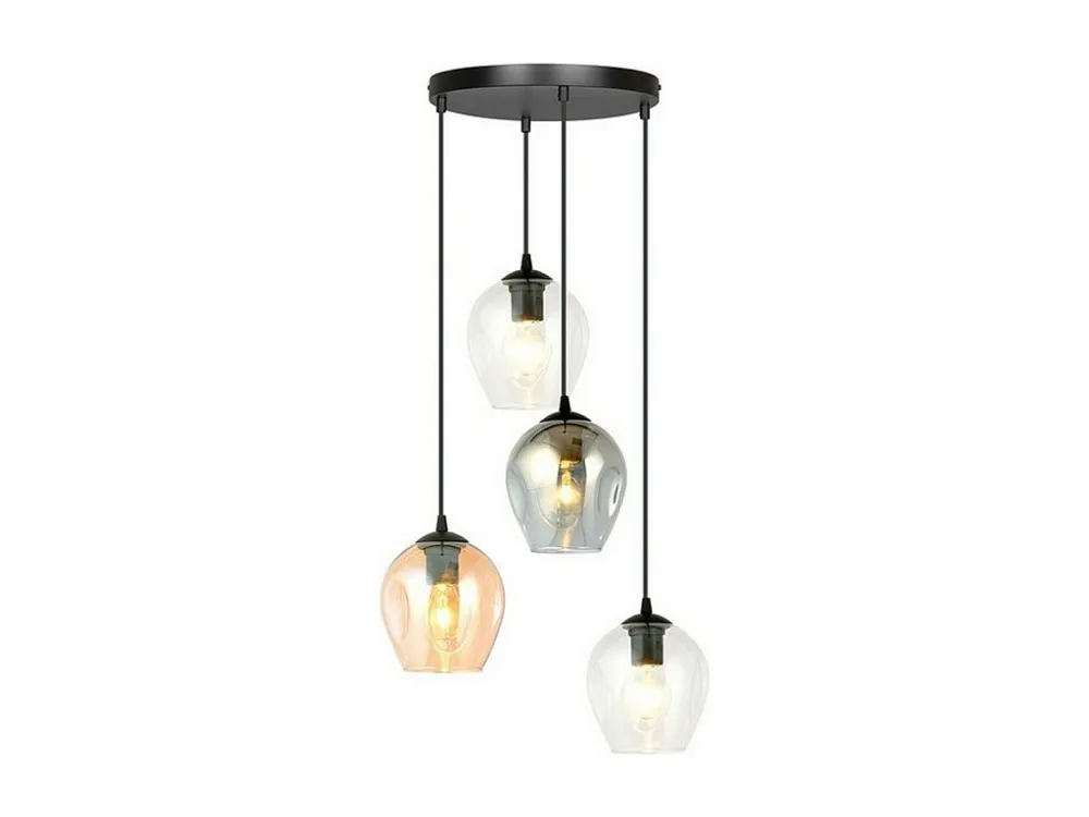 Candeeiro Suspenso Istar, Preto, 40x100x40 cm, EPIKASA