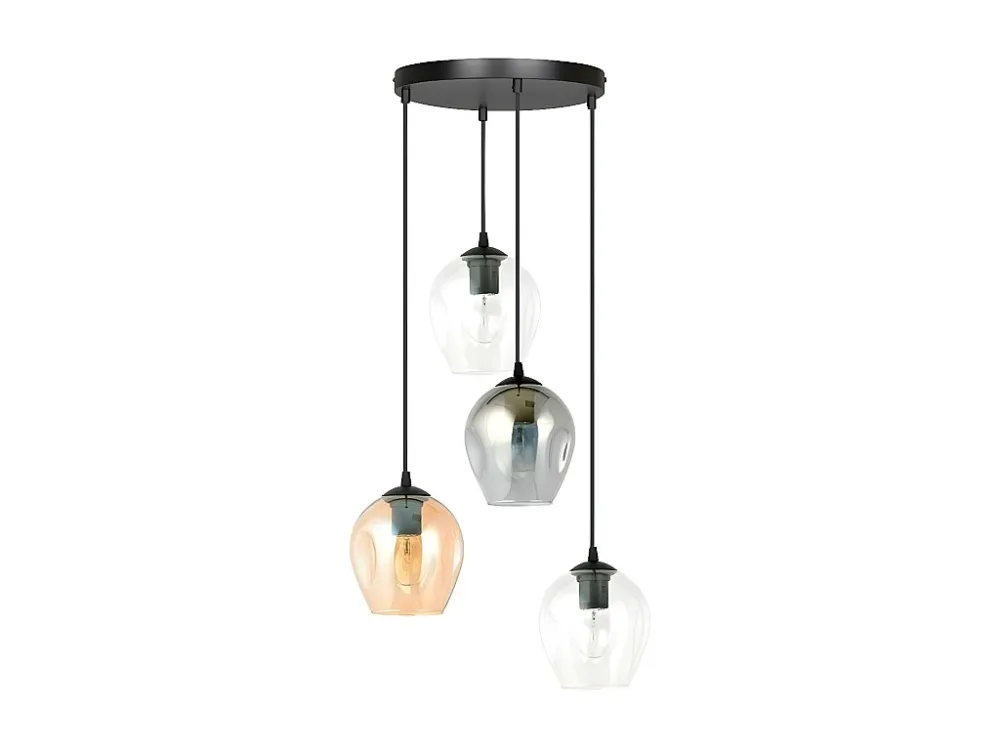 Candeeiro Suspenso Istar, Preto, 40x100x40 cm, EPIKASA