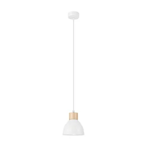 Candeeiro Suspenso Nico, Branco, 108x15x15 cm, EPIKASA