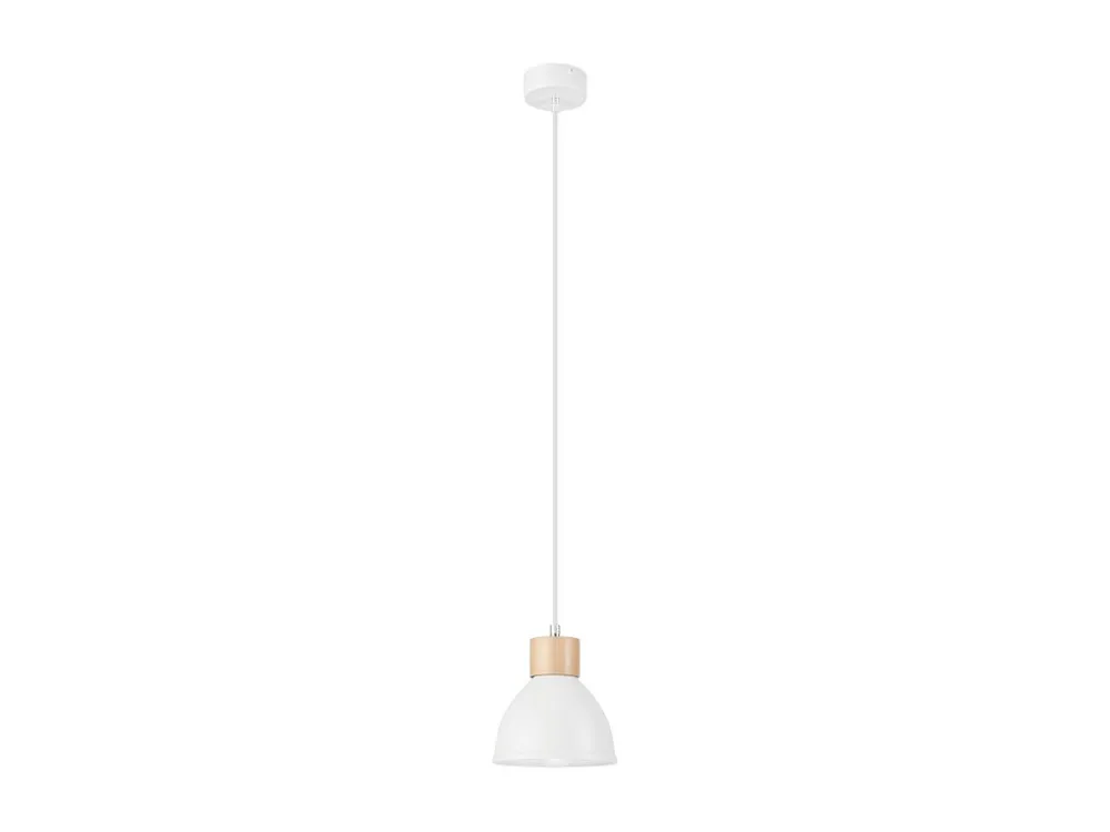 Candeeiro Suspenso Nico, Branco, 108x15x15 cm, EPIKASA