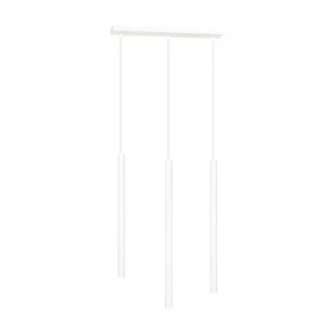 Candeeiro Suspenso Selter, Branco, 45x120x6 cm, EPIKASA