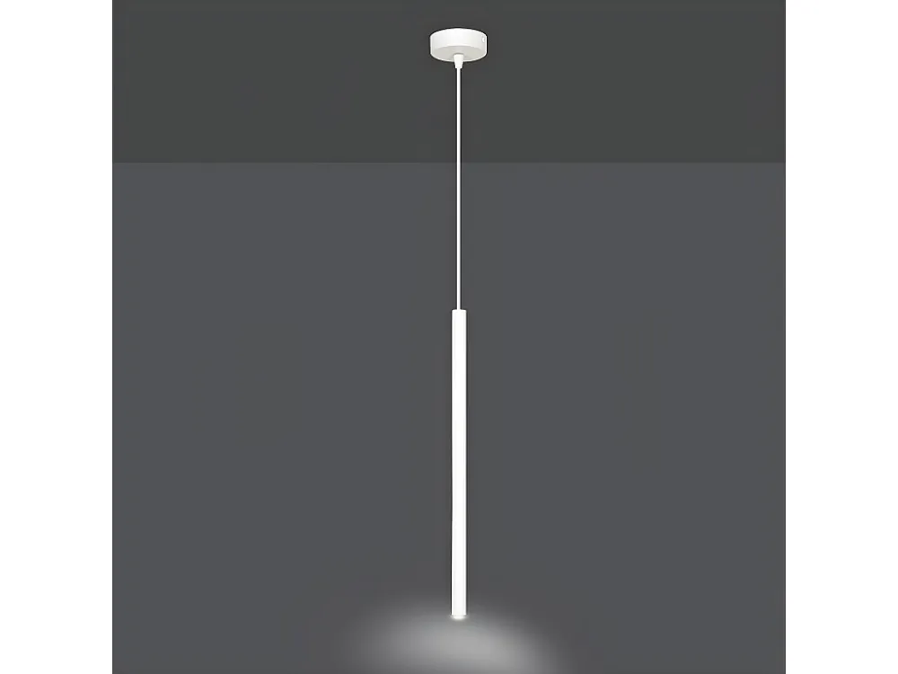 Candeeiro Suspenso Selter, Branco, 8x120x8 cm, EPIKASA