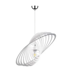 Lâmpada de Suspensão Planet, Branco, 61x42x120 cm, EPIKASA