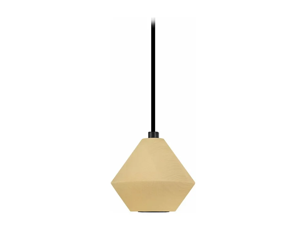Pendel TOSEL PENDEL DAI madeira cônico amarelo D12 x H80 cm