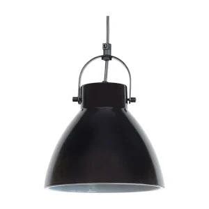 Suspensão TOSEL ANDERSEN vidro cônico preto D18 x H80 cm