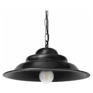 Suspensão TOSEL ANVERS metálico lanterna antracite D25 x H80 cm