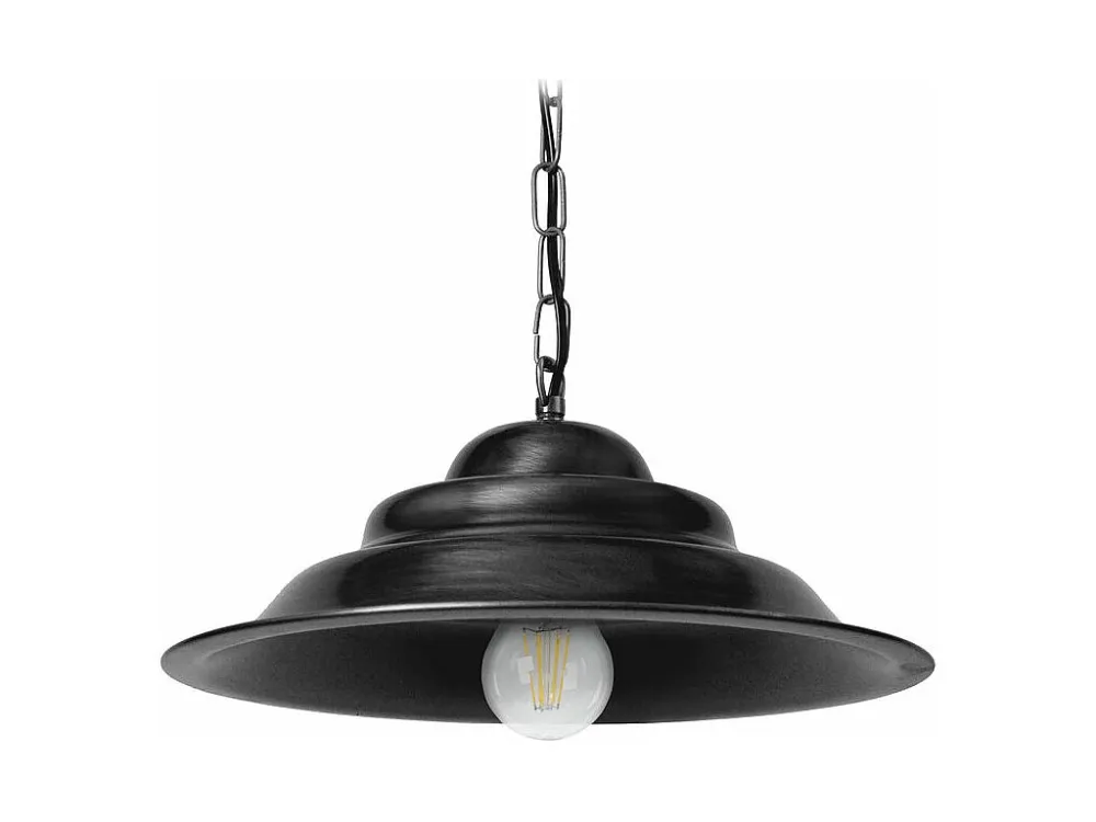 Suspensão TOSEL ANVERS metálico lanterna antracite D25 x H80 cm