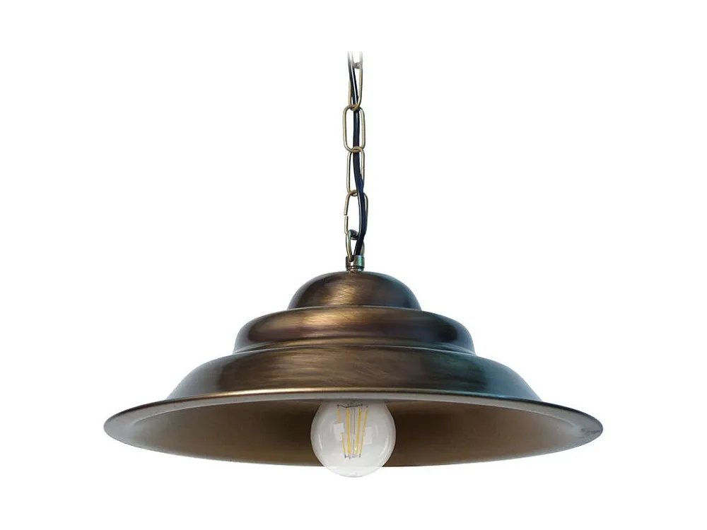 Suspensão TOSEL ANVERS metálico lanterna Dourado D25 x H80 cm