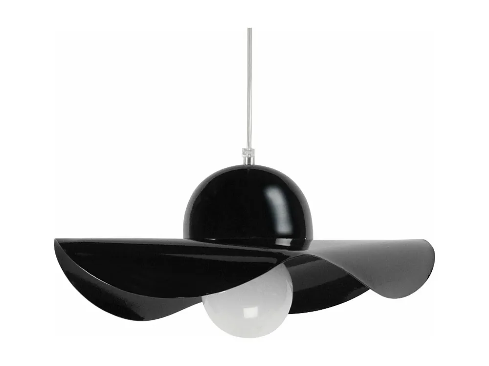 Suspensão TOSEL ASCOT metálico abstrato preto D40 x H77 cm