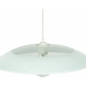 Suspensão TOSEL ASTROIDE vidro cúpula educado D40 x H70 cm